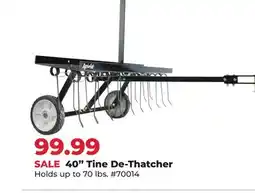 Runnings 40 Tine De-Thatcher offer