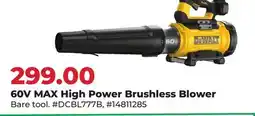 Runnings 60V MAX High Power Brushless Blower offer