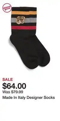 TJ Maxx Made In Italy Designer Socks offer
