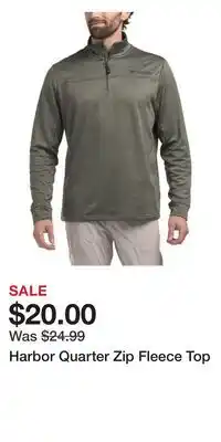 TJ Maxx Harbor Quarter Zip Fleece Top offer