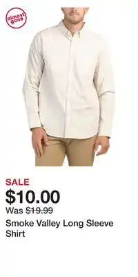 TJ Maxx Smoke Valley Long Sleeve Shirt offer
