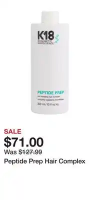 TJ Maxx Peptide Prep Hair Complex offer