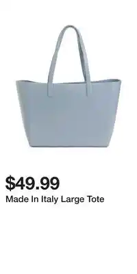 TJ Maxx Made In Italy Large Tote offer