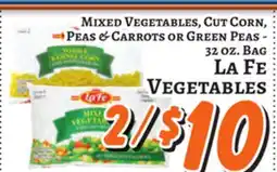 Trade Fair Supermarket LA FE Vegetables offer