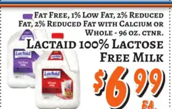 Trade Fair Supermarket LACTAID 100% LACTOSE FREE MILK offer