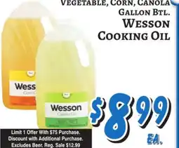 Trade Fair Supermarket Wesson Cooking Oil offer