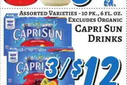 Trade Fair Supermarket EXCLUDES ORGANIC CAPRI SUN DRINKS offer