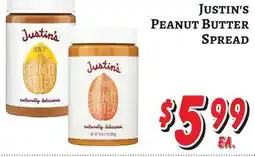 Trade Fair Supermarket Justin's Peanut Butter Spread offer