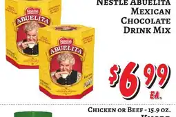 Trade Fair Supermarket Nestle Abuelita Mexican Chocolate Drink Mix offer