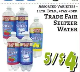 Trade Fair Supermarket TRADE FAIR Seltzer Water offer