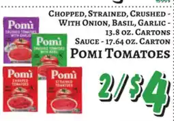 Trade Fair Supermarket POMI TOMATOES offer