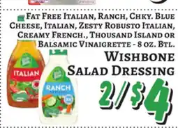 Trade Fair Supermarket WISHBONE SALAD DRESSING offer