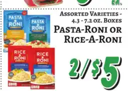 Trade Fair Supermarket PASTA-RONI OR RICE-A-RONI offer