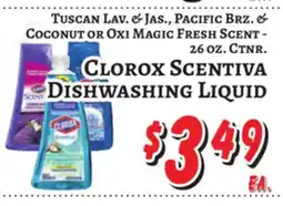 Trade Fair Supermarket Clorox Scentiva Dishwashing Liquid offer