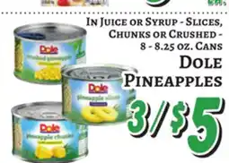 Trade Fair Supermarket DOLE PINEAPPLES offer