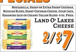 Trade Fair Supermarket LAND O' LAKES Cheese offer