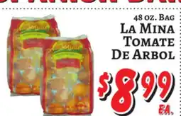 Trade Fair Supermarket 48 OZ. BAG LA MINA TOMATE DE ARBOL offer