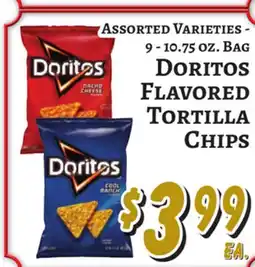 Trade Fair Supermarket DORITOS FLAVORED TORTILLA CHIPS offer