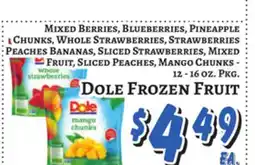 Trade Fair Supermarket DOLE FROZEN FRUIT offer