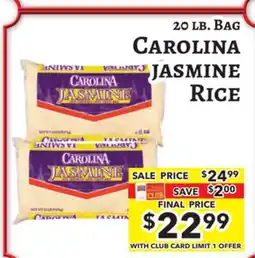 Trade Fair Supermarket CAROLINA JASMINE RICE offer