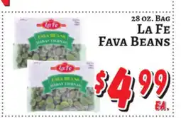 Trade Fair Supermarket 28 OZ. BAG La Fe Fava Beans offer