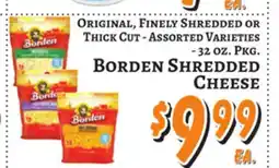 Trade Fair Supermarket Borden Shredded Cheese offer