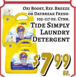 Trade Fair Supermarket TIDE SIMPLY LAUNDRY DETERGENT offer