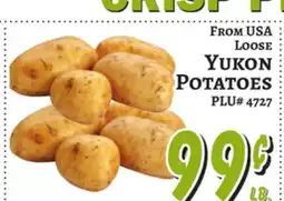 Trade Fair Supermarket FROM USA Loose YUKON POTATOES offer