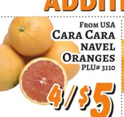 Trade Fair Supermarket FROM USA CARA CARA NAVEL ORANGES offer