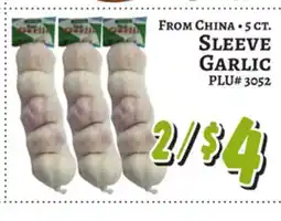 Trade Fair Supermarket FROM CHINA • 5 CT. SLEEVE GARLIC offer