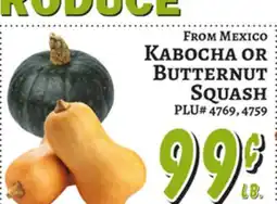 Trade Fair Supermarket FROM MEXICO KABOCHA OR BUTTERNUT SQUASH offer