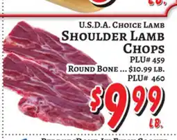 Trade Fair Supermarket U.S.D.A Choice Lamb Shoulder Lamb Chops offer