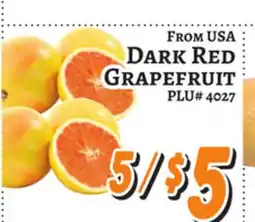 Trade Fair Supermarket FROM USA Dark Red Grapefruit offer
