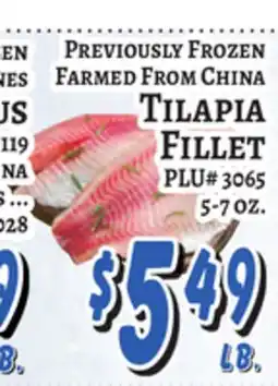 Trade Fair Supermarket TILAPIA FILLET offer