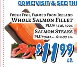 Trade Fair Supermarket WHOLE SALMON FILLET offer