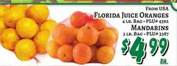 Trade Fair Supermarket FLORIDA JUICE ORANGES FROM USA offer