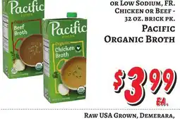 Trade Fair Supermarket PACIFIC ORGANIC BROTH offer
