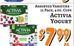 Trade Fair Supermarket Assorted Varieties - 12 Pack, 4 oz. Cups Activia Yogurt offer