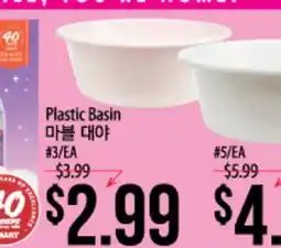 Hmart Plastic Basin offer