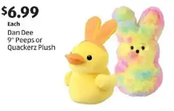 Dan Dee 9" Peeps or Quackerz Plush