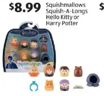 Squish-A-Longs Hello Kitty or Harry Potter