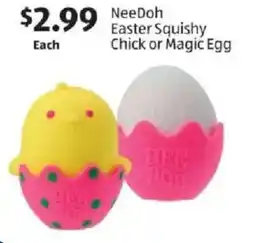 Aldi NeeDoh Easter Squishy Chick or Magic Egg offer
