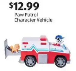 Aldi Paw Patrol Character Vehicle offer