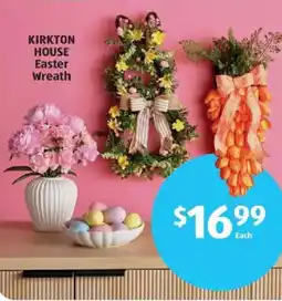 Aldi Kirkton house easter wreath offer