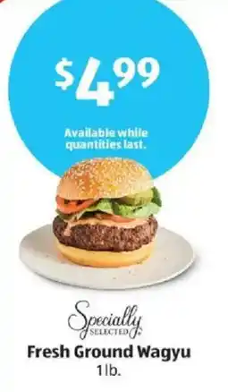 Aldi Fresh Ground Wagyu offer