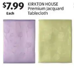 Aldi Kirkton house premium jacquard tablecloth offer