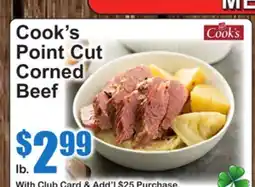 SuperFresh Cook's Point Cut Corned Beef offer