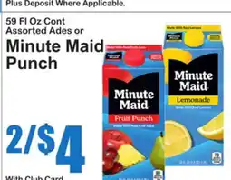 SuperFresh 59 Fl Oz Cont Assorted Ades or Minute Maid Punch offer