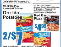 SuperFresh 19-32 Oz Pkg Assorted Tots or Ore-Ida Potatoes offer