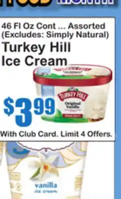 SuperFresh Turkey Hill Ice Cream offer